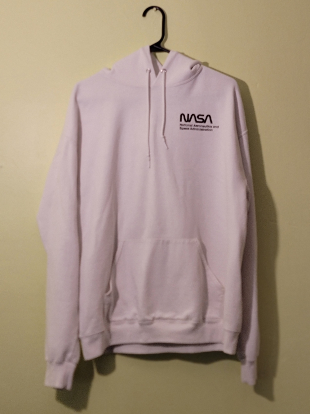 Men's White Hoodie Sweatshirt
